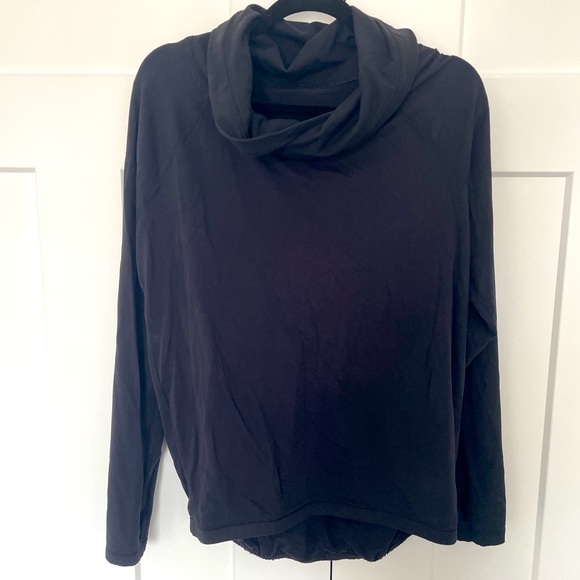 Lululemon black cowl neck sweater - Picture 1 of 2